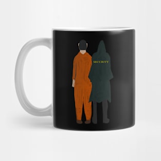 david dunn and his villain the man in orange (painted) Mug